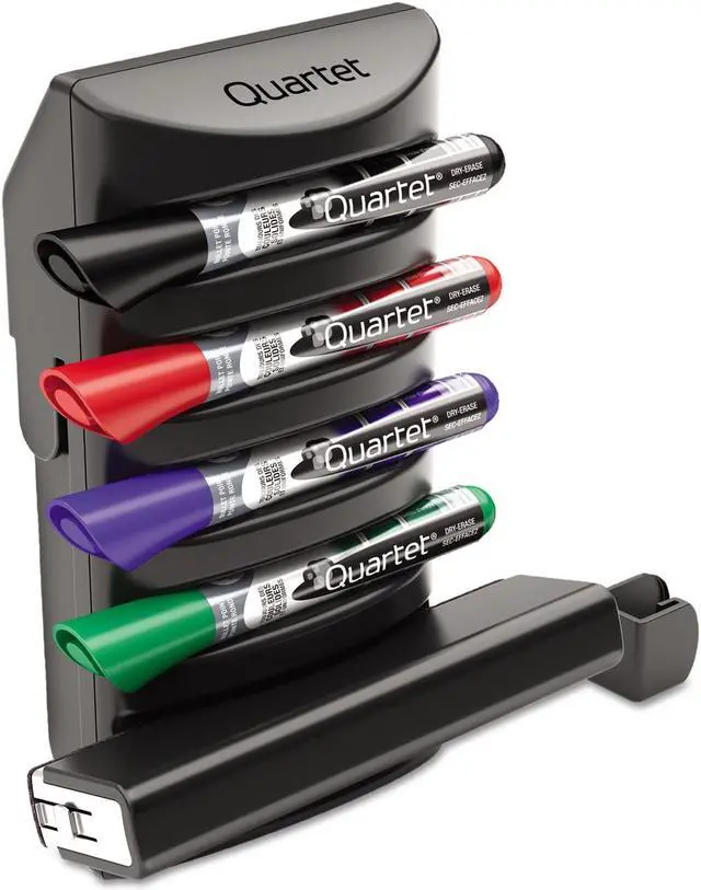 Alt view image 16 of 16 - Quartet 85377 Prestige 2 Connects Marker Caddy, 4 Chisel-Tip Markers, Assorted, 1 Each