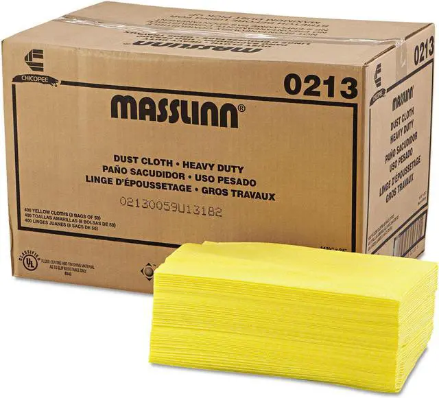 Alt view image 11 of 13 - Chix Masslinn Dust Cloths 24 x 16 Yellow 400/Carton 0213