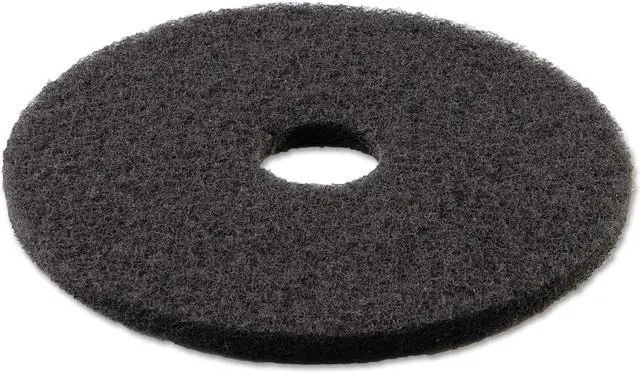 Main image of Stripping Floor Pads, 18" Diameter, Black, 5/Carton 4018BLA