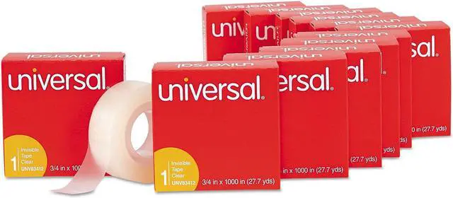 Alt view image 14 of 15 - Universal 83412 Invisible Tape  3/4 x1000  1 Core  12 Pack