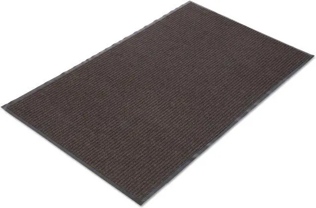 Alt view image 4 of 9 - Crown Needle Rib Wipe & Scrape Mat Polypropylene 36 x 60 Brown NR0035BR