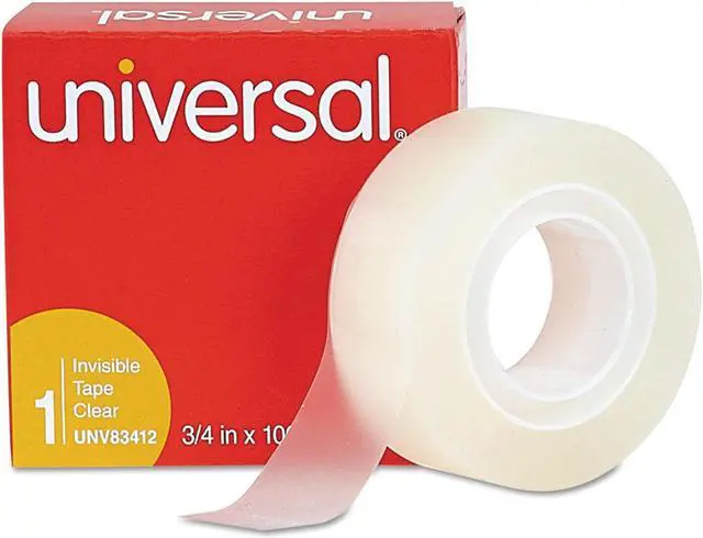 Alt view image 13 of 15 - Universal 83412 Invisible Tape  3/4 x1000  1 Core  12 Pack