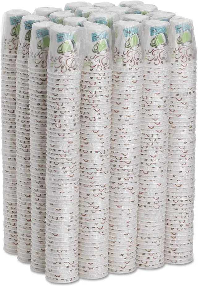 Alt view image 3 of 6 - Dixie PerfecTouch Hot Cups 8oz Coffee Dreams Individually Wrapped 50/Bag 20/CT 5338CDWR