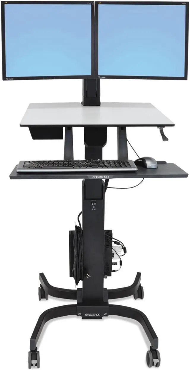 Alt view image 6 of 13 - Ergotron WorkFit-C 24-214-085 Computer Stand