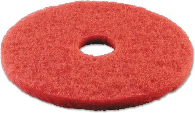 Alt view image 2 of 9 - Boardwalk Standard Buffing Floor Pads 12" Diameter Red 5/Carton 4012RED