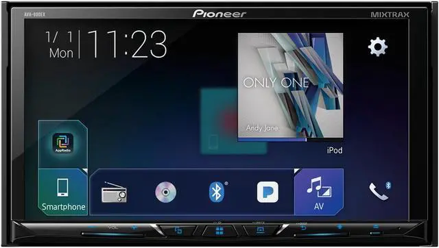 Alt view image 7 of 14 - Pioneer AVH-600EX Multimedia DVD Receiver with 7" WVGA Display, Built-in Bluetooth, SiriusXM-Ready and AppRadio Mode