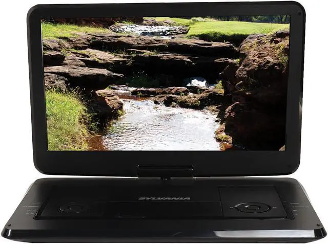 Alt view image 9 of 20 - Osram - SDVD1566 - SYLVANIA(R) SDVD1566 15.6 Swivel Screen Portable DVD & Media Player