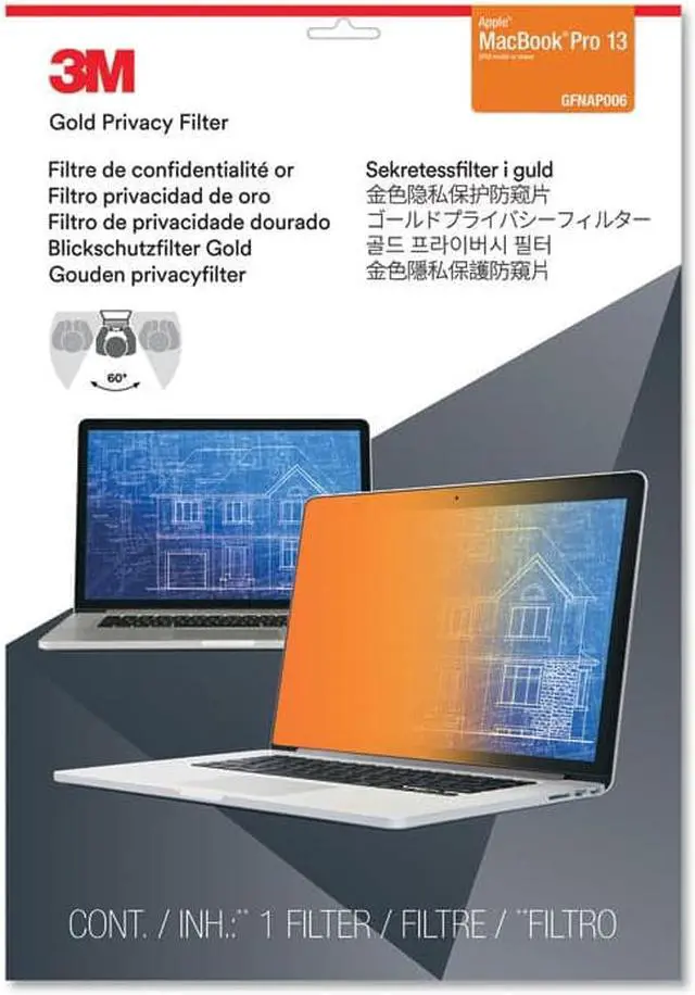 Alt view image 3 of 20 - 3m Filter,Gldpfmacbookpro13" GFNAP006