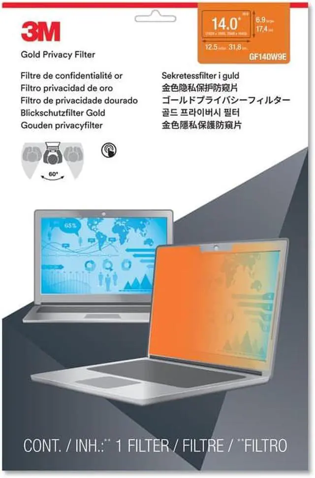 Alt view image 3 of 20 - 3M Privacy Screen Filter Gold