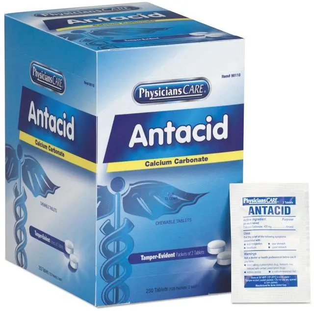 Alt view image 2 of 2 - Analgesics & Antacids Refills for First Aid Cabinet, 250 Doses per box