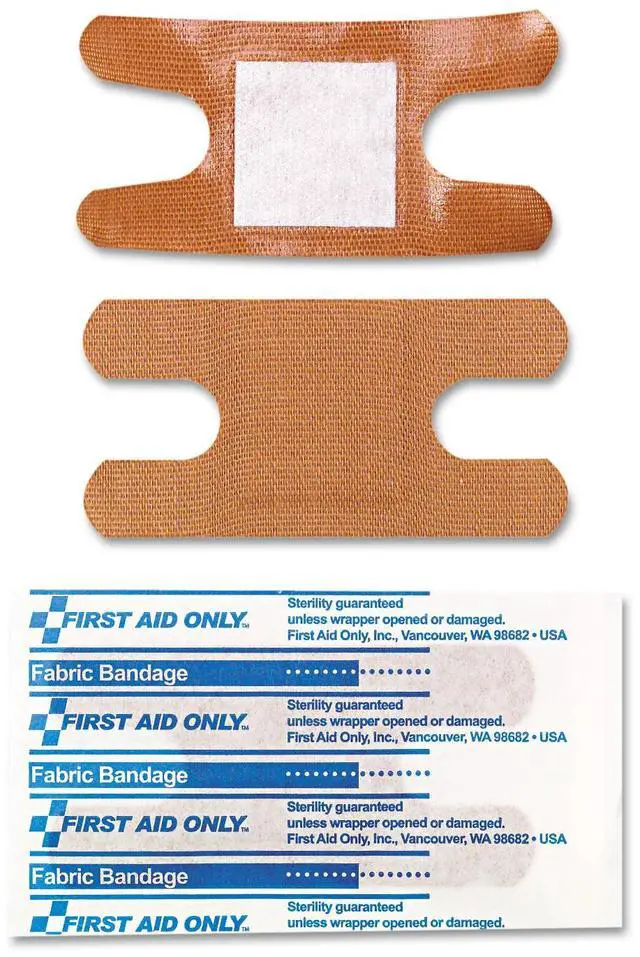 Alt view image 5 of 7 - First Aid Only, Inc Knuckle Fabric Bandages 10/BX Beiger FAE3008