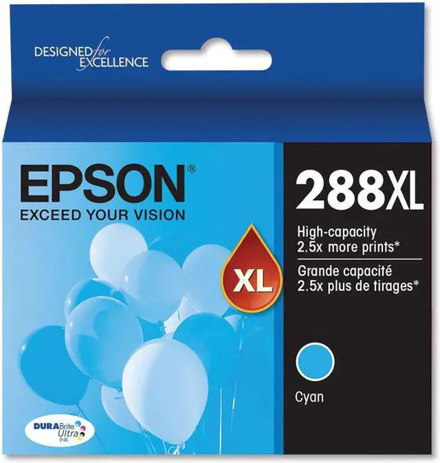 Alt view image 5 of 7 - Epson DURABrite Ultra 288XL High Yield Inkjet Ink Cartridge Cyan Pack T288XL220S