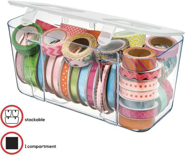 Alt view image 4 of 9 - Medium Caddy Organizer Compartment-Clear