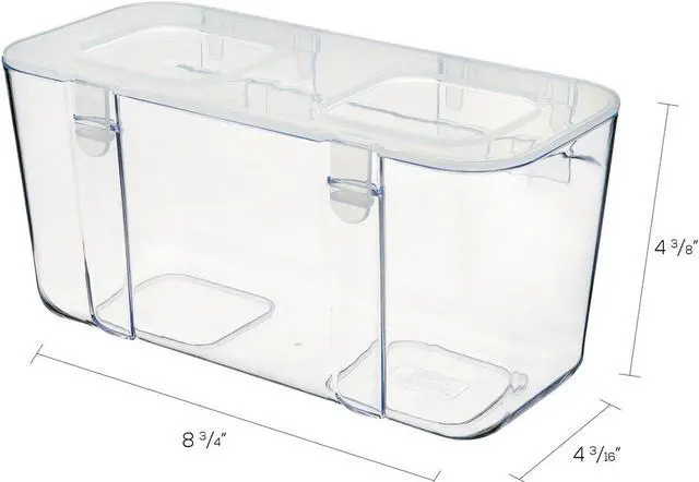 Alt view image 6 of 9 - Medium Caddy Organizer Compartment-Clear