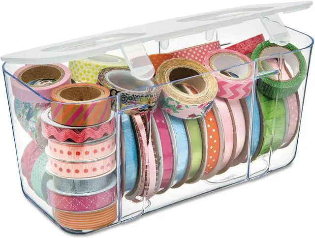 Alt view image 5 of 9 - Medium Caddy Organizer Compartment-Clear