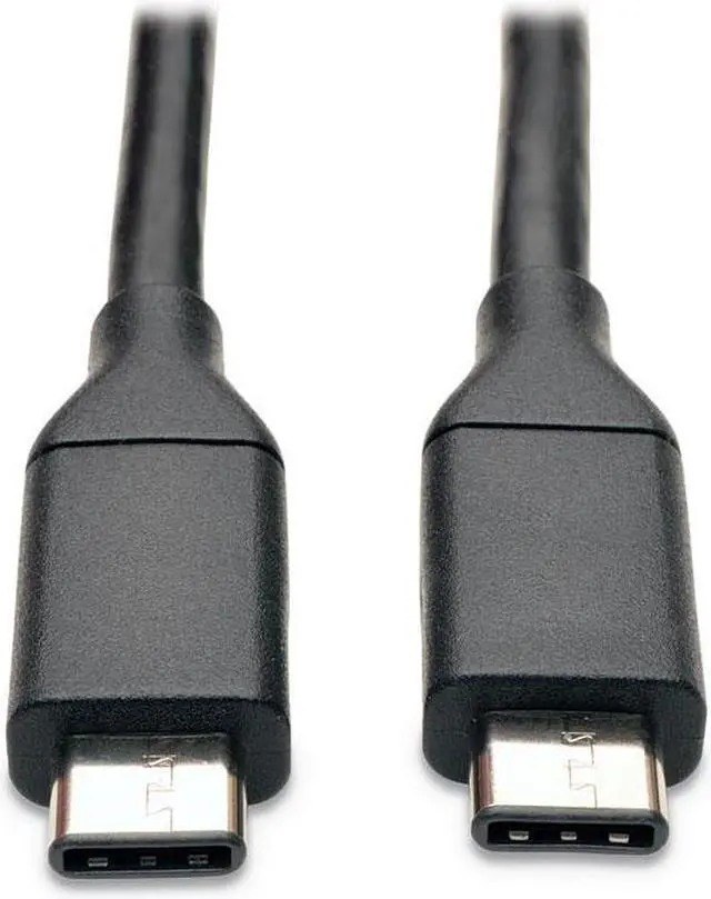 Alt view image 3 of 9 - Tripp Lite U420-003 Black USB 3.1 Gen 1 (5 Gbps) Cable, USB Type-C (USB-C)