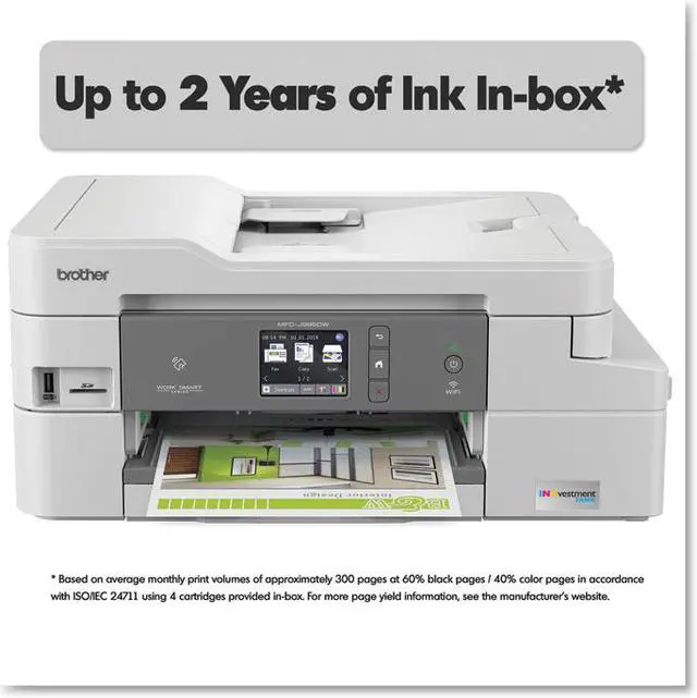 Main image of Brother MFC-J995DWXL INKvestment Tank Duplex Color All-in-One Inkjet Printer with Mobile Printing and Up to 2-Years of Ink In-box