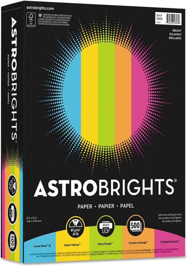 Astrobrights Copy Paper, 8.5 x 11, Solar Yellow - 500 pack