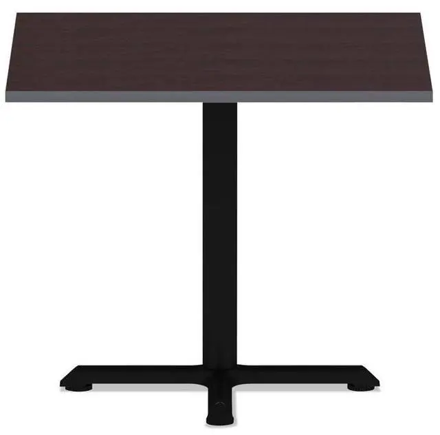 Alt view image 7 of 11 - Reversible Laminate Table Top, Square, 35 1/2 x 35 1/2, Espresso/Walnut