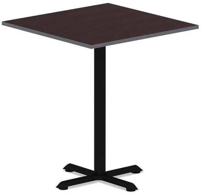 Alt view image 8 of 11 - Reversible Laminate Table Top, Square, 35 1/2 x 35 1/2, Espresso/Walnut