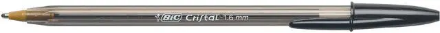 Alt view image 4 of 15 - BIC Cristal Xtra Bold Ballpoint Pen Stick Bold Black 24/Pack MSBP241BLK