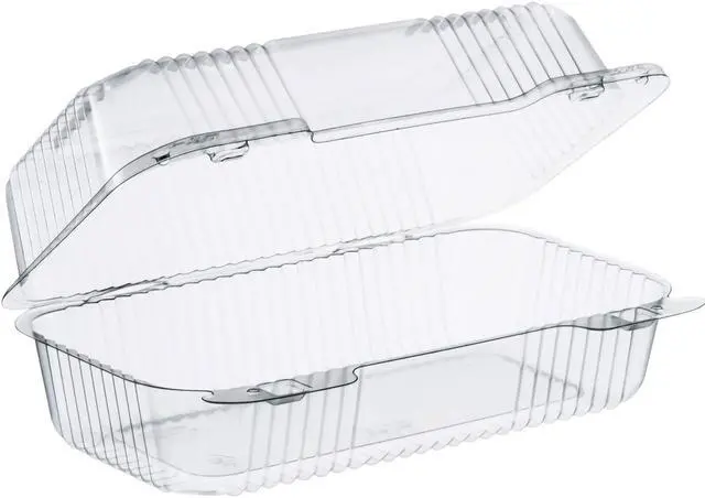 Main image of Dart StayLock Clear Hinged Lid Containers 5.4 x 9 x 3.5 Clear 250/Carton C35UT1