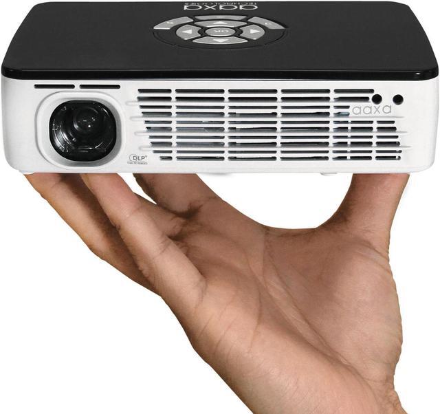 Alt view image 10 of 11 - AAXA P300 HD LED DLP Mini Portable Pico Projector with 500 LED Lumens, HDMI, Mini-VGA, and Media Player for Business and Home use