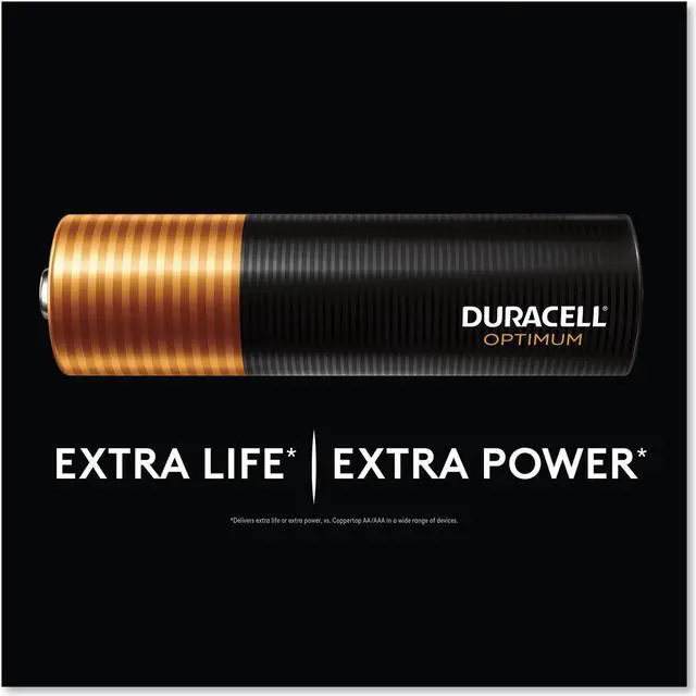 Alt view image 9 of 20 - Duracell Optimum AAA Batteries, Pack of 8