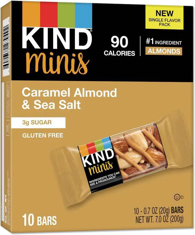 Main image of Minis, Caramel Almond Nuts/Sea Salt, 0.7 oz, 10/Pack 27960