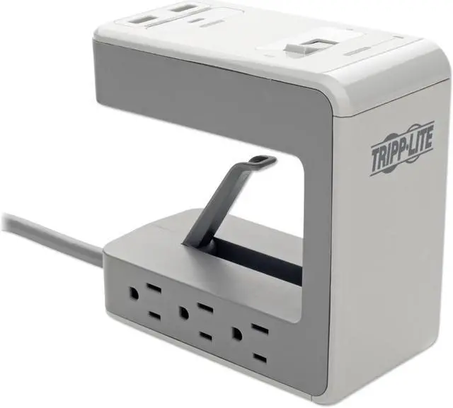 Alt view image 9 of 20 - TRIPP LITE TLP648USBC 8.0 Feet 6 Outlets 1080 Joules Surge Protector