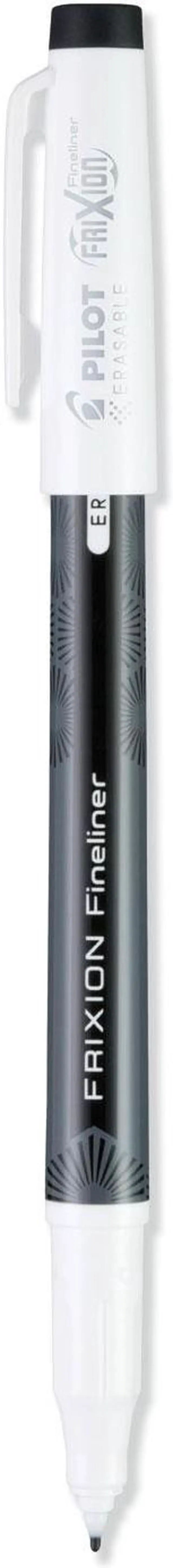 Alt view image 2 of 3 - Pilot FriXion Erasable Stick Marker Pen 0.6 mm Black Ink/Barrel Dozen 11485