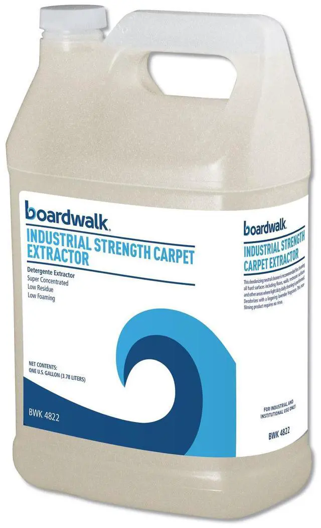 Alt view image 6 of 12 - Boardwalk INDUSTRIAL STRENGTH CARPET EXTRACTOR, CLEAN SCENT, 1 GAL BOTTLE BWK4822EA