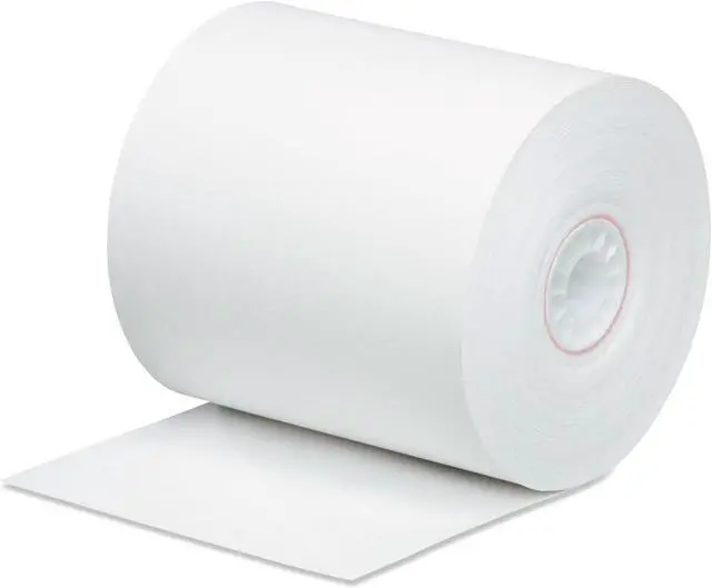 Main image of Iconex Impact Bond Paper Rolls 0.45" Core 3" x 165 ft White 50/Carton 90742239