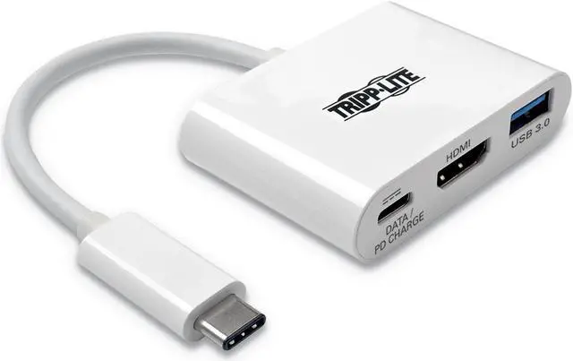 Alt view image 14 of 20 - Tripp Lite USB C to HDMI Multiport Adapter Converter Hub USB Type C to HDMI (U444-06N-H4U-C)