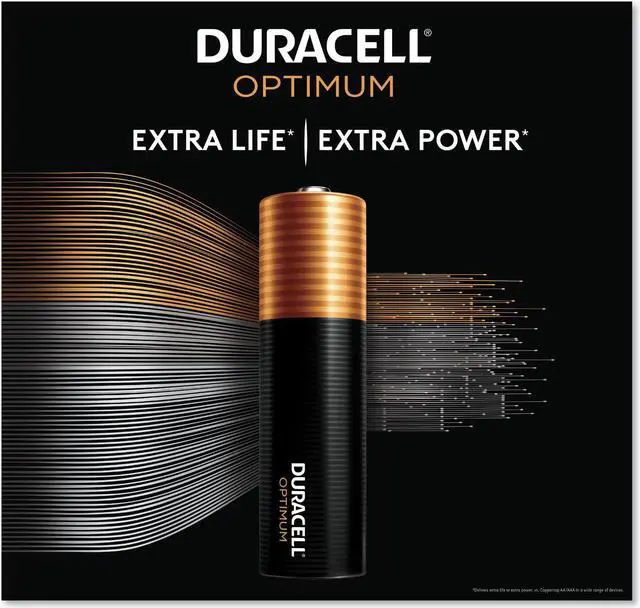 Alt view image 10 of 20 - Duracell Optimum AAA Batteries, Pack of 8