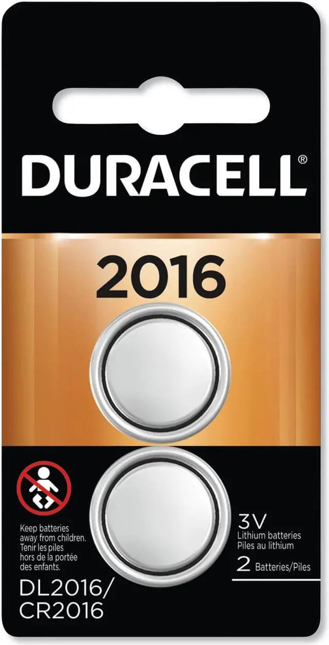 Alt view image 4 of 20 - Duracell CR2016 Lithium Coin Cell Batteries - 75mAh  - 2 Piece Retail Packaging