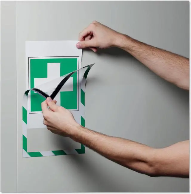 Alt view image 7 of 18 - Durable Frame,Mag,Sec,Ltr,2/Pk,Gn 4772131