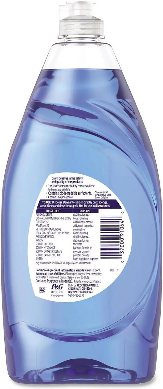 Alt view image 3 of 6 - Ultra Liquid Dish Detergent, Dawn Original, 40 oz Bottle 91064EA