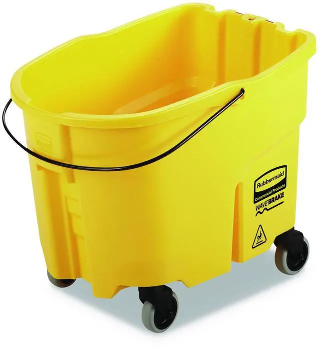 Alt view image 3 of 6 - WaveBrake 2.0 Bucket, 8.75 gal, Plastic, Yellow