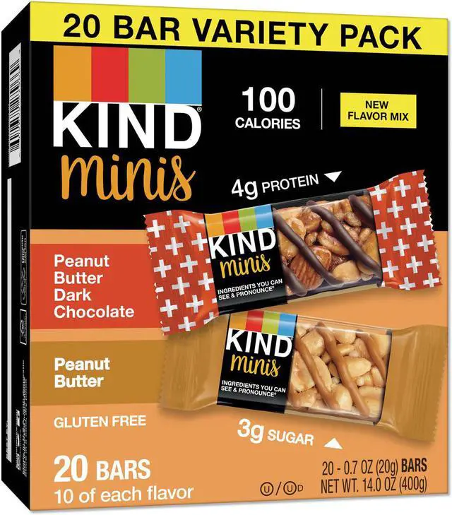 Main image of Minis, Peanut Butter Dark Chocolate Peanut Butter, 0.7 oz, 20/Pack 27967