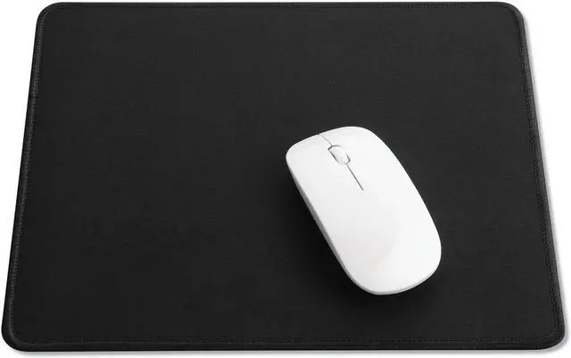 Alt view image 5 of 20 - Innovera Large Mouse Pad Nonskid Base 9 7/8 x 11 7/8 x 1/8 Black 52600