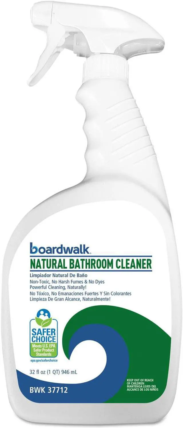 Alt view image 2 of 8 - Boardwalk BWK47712EA All-Natural Bathroom Cleaner, 32 oz. Spray Bottle
