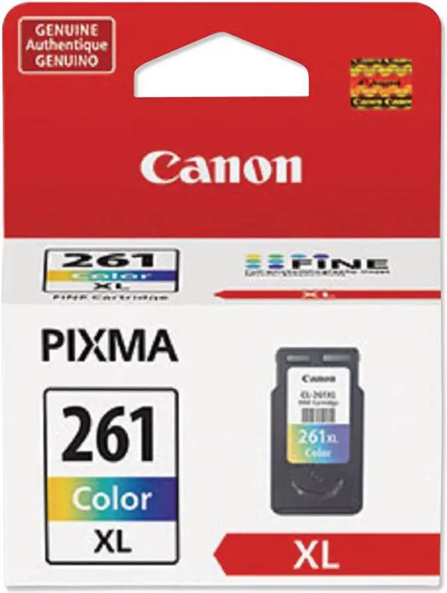 Alt view image 6 of 16 - Canon Ink Canon CL-261XL Amr Printer Ink, Extra Large, Multi