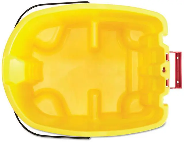Alt view image 4 of 6 - WaveBrake 2.0 Bucket, 8.75 gal, Plastic, Yellow