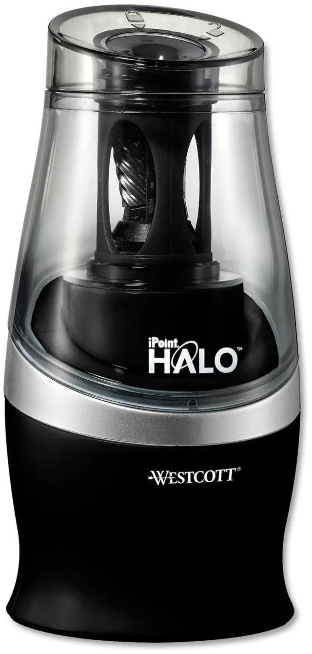 Alt view image 2 of 3 - Westcott Colored Pencil Non-Stick Electric Sharpener Electric 3.5wx3.5dx6.75h