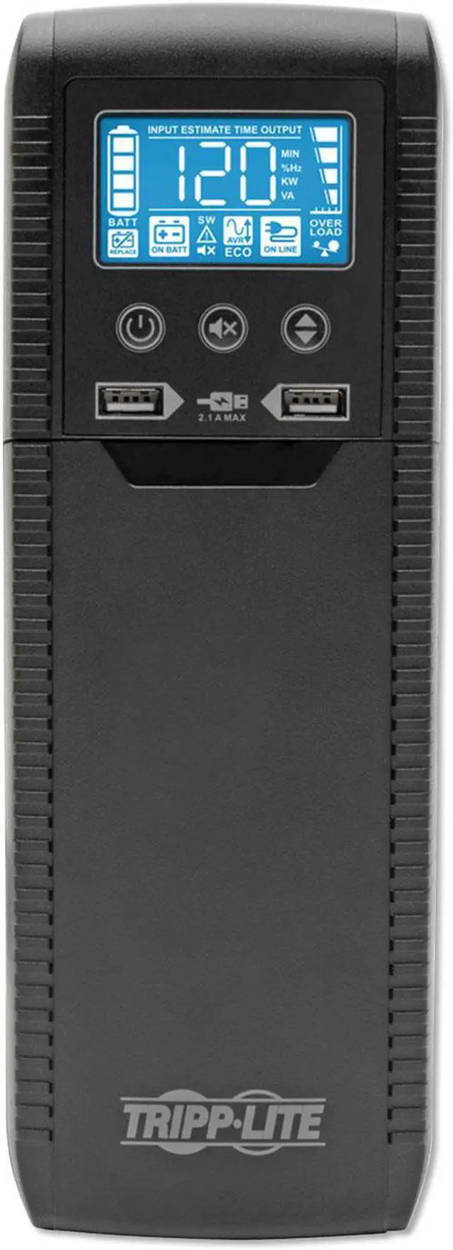 Alt view image 16 of 17 - Tripp Lite ECO1500LCD 1440 VA 900 Watts 10 Outlet Line Interactive UPS with USB