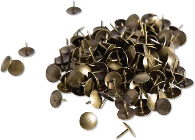 Alt view image 3 of 13 - U Brands Fashion Sphere Push Pins Plastic Clear 7/16" 100/Pack 3089U06-24