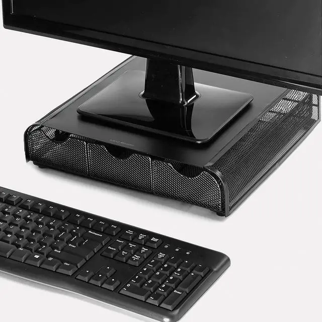 Alt view image 2 of 13 - Mind Reader PC, Laptop, IMAC Monitor Stand and MONMESH-BLK