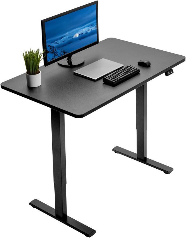 48 in. Black Extra-Wide Height Adjustable Standing Desk Converter