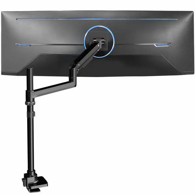 Main image of VIVO Pneumatic Arm Single Ultrawide Monitor Desk Mount for Computer Screens to 49"